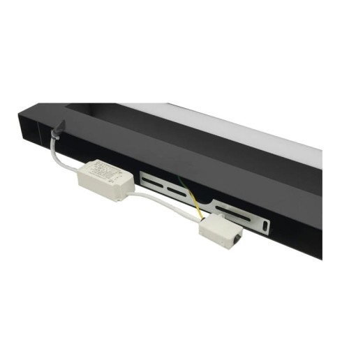 Kinkiet, lampa nad lustro 24W 120 cm LOVIS czarna z zasilaczem