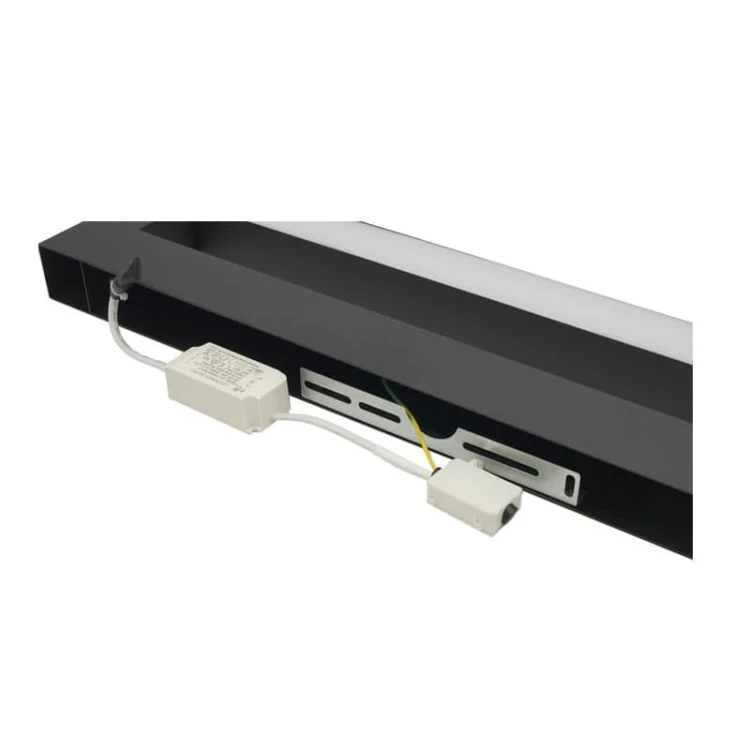Kinkiet, lampa nad lustro 24W 120 cm LOVIS czarna z zasilaczem