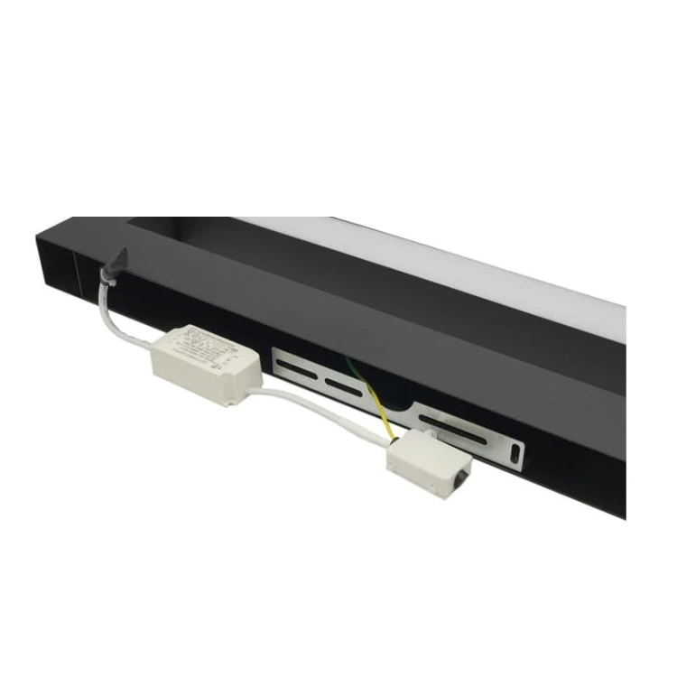 Kinkiet, lampa nad lustro 12W 60 cm LOVIS czarna z zasilaczem