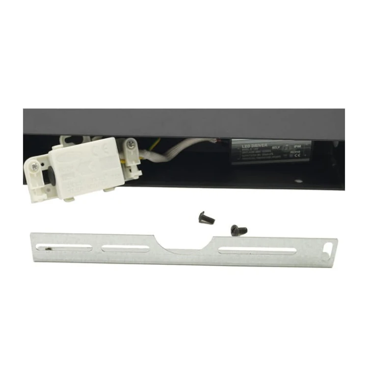 Kinkiet, lampa ogrodowa, elewacyjna ASTER 2x16W 90 cm IP54 - czarny z zasilaczem