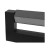 Kinkiet, lampa ogrodowa, elewacyjna ASTER 2x4W 90 cm IP54 - czarny 4200K