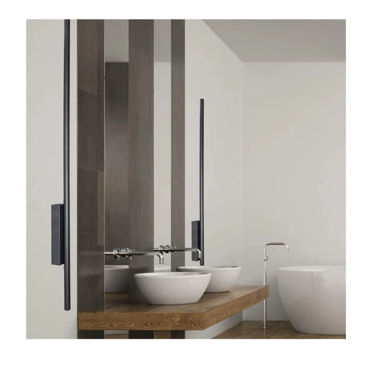 Kinkiet, lampa ogrodowa, elewacyjna LUNA 18W 120 cm IP54 - czarny zdjęcie poglądowe