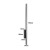 Kinkiet, lampa ogrodowa, elewacyjna LUNA 12W 90 cm IP54 - czarny wymiary