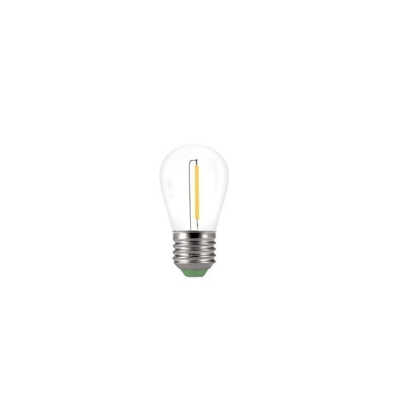Żarówka LED E27 1W Filament ST64 ciepła