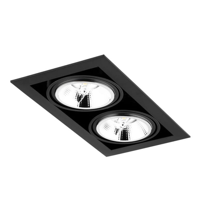 Oprawa podtynkowa, sufitowa, kwadratowa, podwójna ruchoma