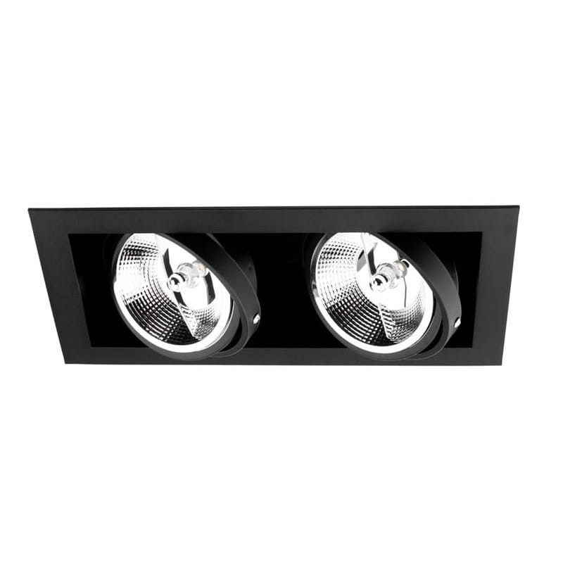 Oprawa podtynkowa, sufitowa, kwadratowa, podwójna 2 x ES111 GU10 230V CANIS - czarna_6.jpg