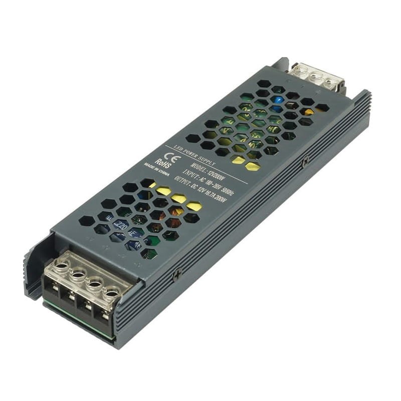 Zasilacz LED Slim PRO 200W 12V 16,67A modułowy
