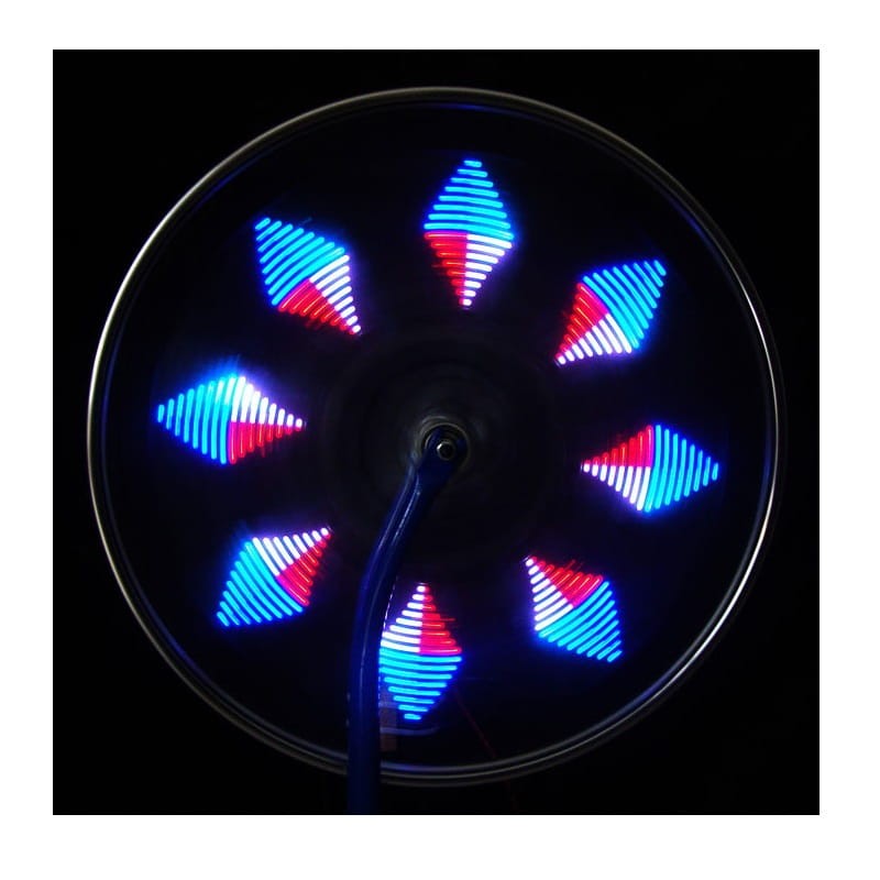 Oświetlenie LED do kół rowerowych OKL-04_10