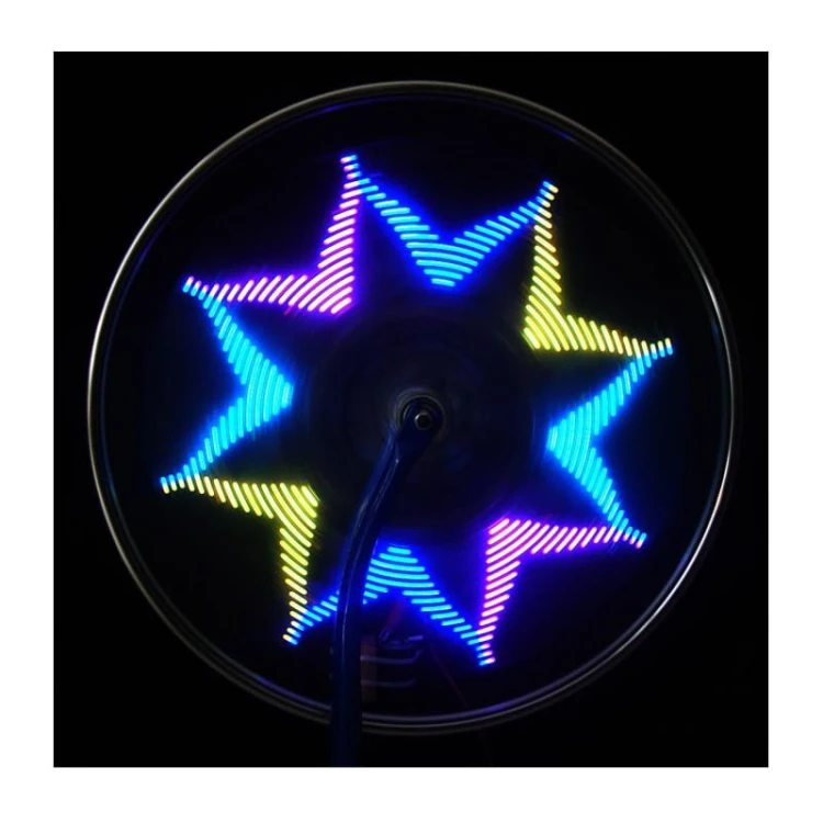 Oświetlenie LED do kół rowerowych OKL-04_12