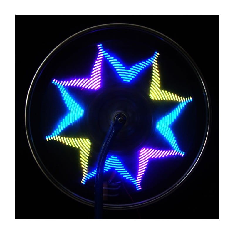 Oświetlenie LED do kół rowerowych OKL-04_12