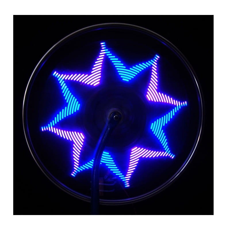Oświetlenie LED do kół rowerowych OKL-04_13