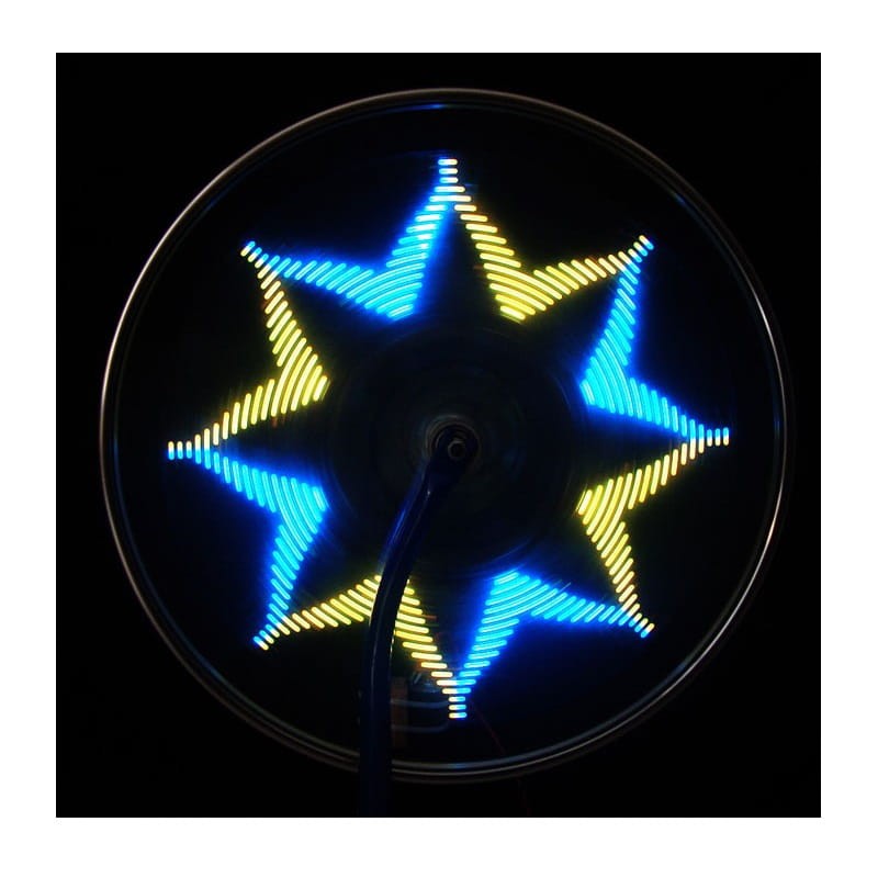 Oświetlenie LED do kół rowerowych OKL-04_14