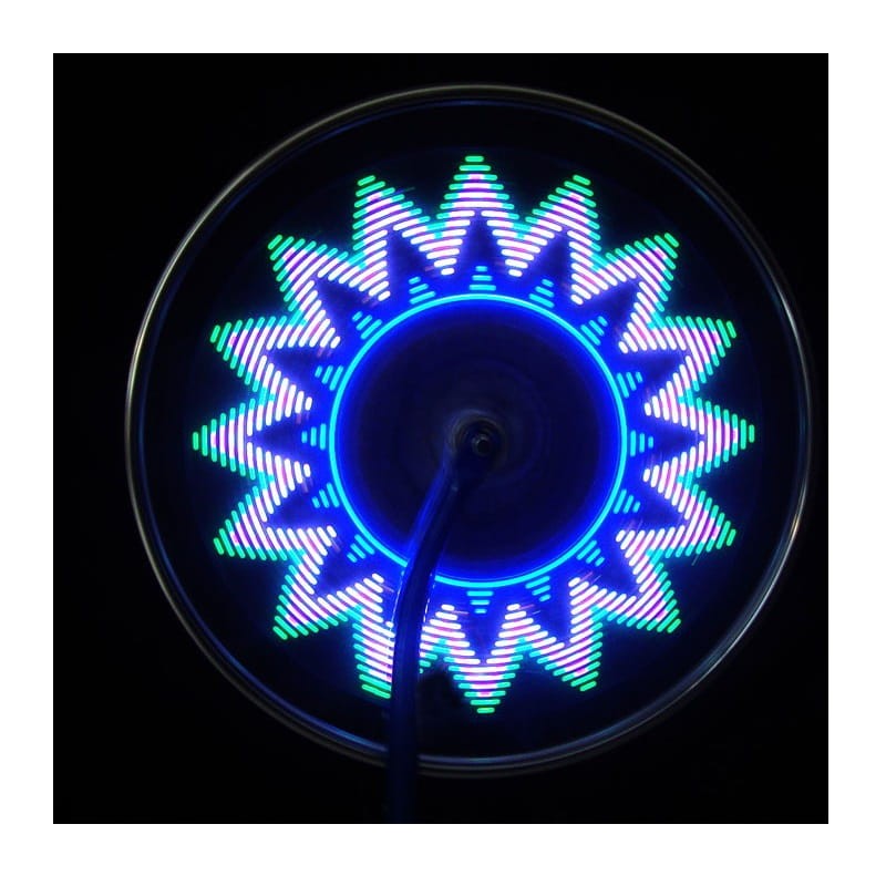 Oświetlenie LED do kół rowerowych OKL-04_18