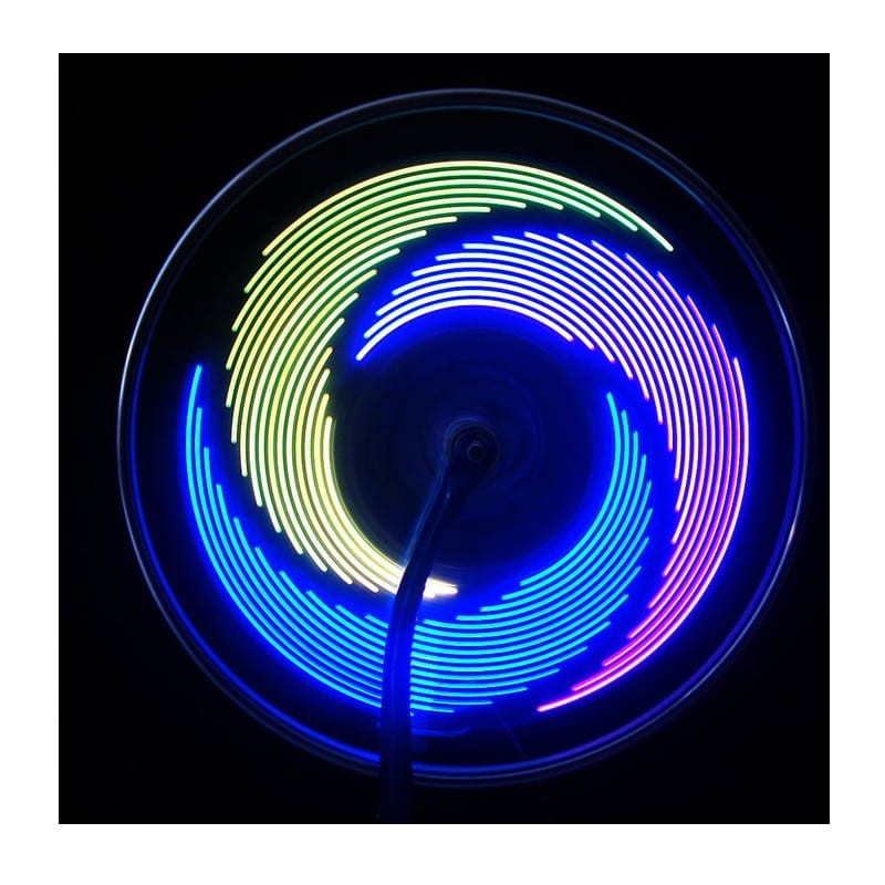 Oświetlenie LED do kół rowerowych OKL-04_20