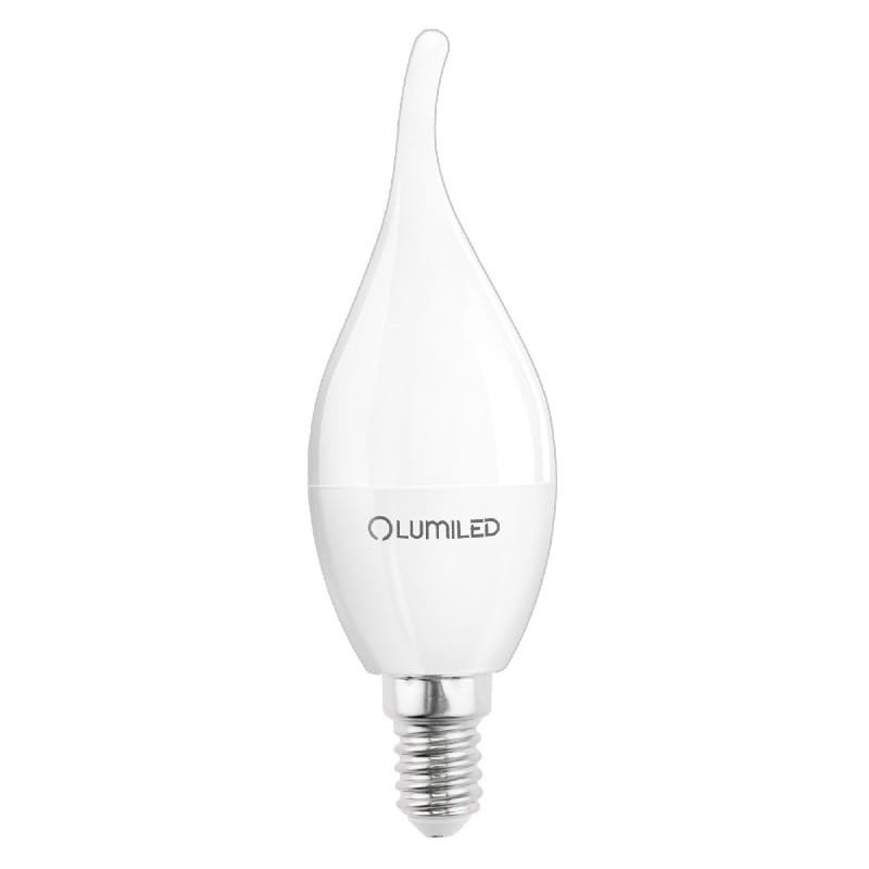 Żarówka LED E14 5W ciepła 3000K 470lm płomyk C37