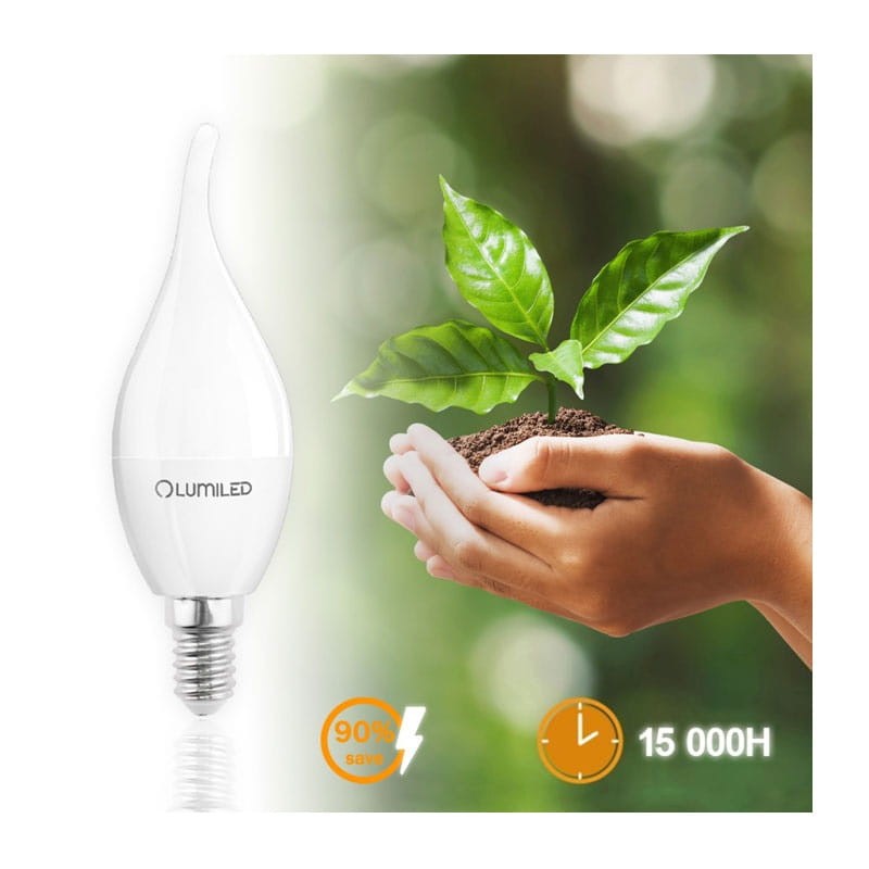 Żarówka LED E14 5W ciepła ekologiczna