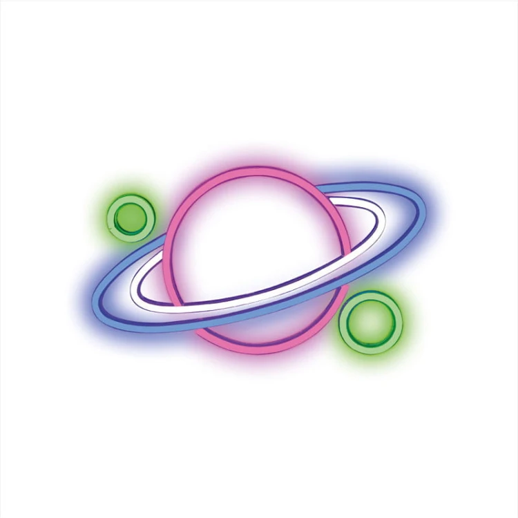 Neon dekoracyjny LED PLANET PLEXI MULTIKOLOR + USB FPNE05X Forever Light