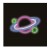 Neon dekoracyjny LED PLANET PLEXI MULTIKOLOR
