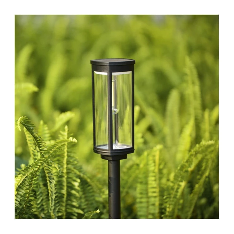 Lampa ogrodowa solarna wbijana SUNARI słupek biała ciepła 3000K
