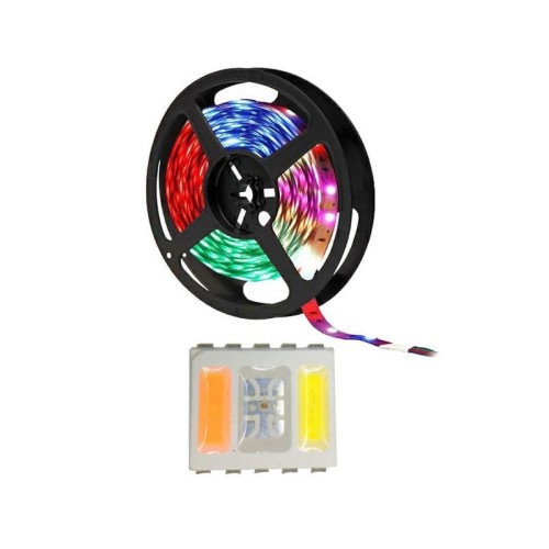 Taśma LED RGBW 24V 300SMD5050 IP20 RGB + biała zimna do ciepłej niewodood. - 1m