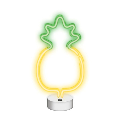 Neon dekoracyjny LED ANANAS żółto zielony NNE05 Neolia + USB