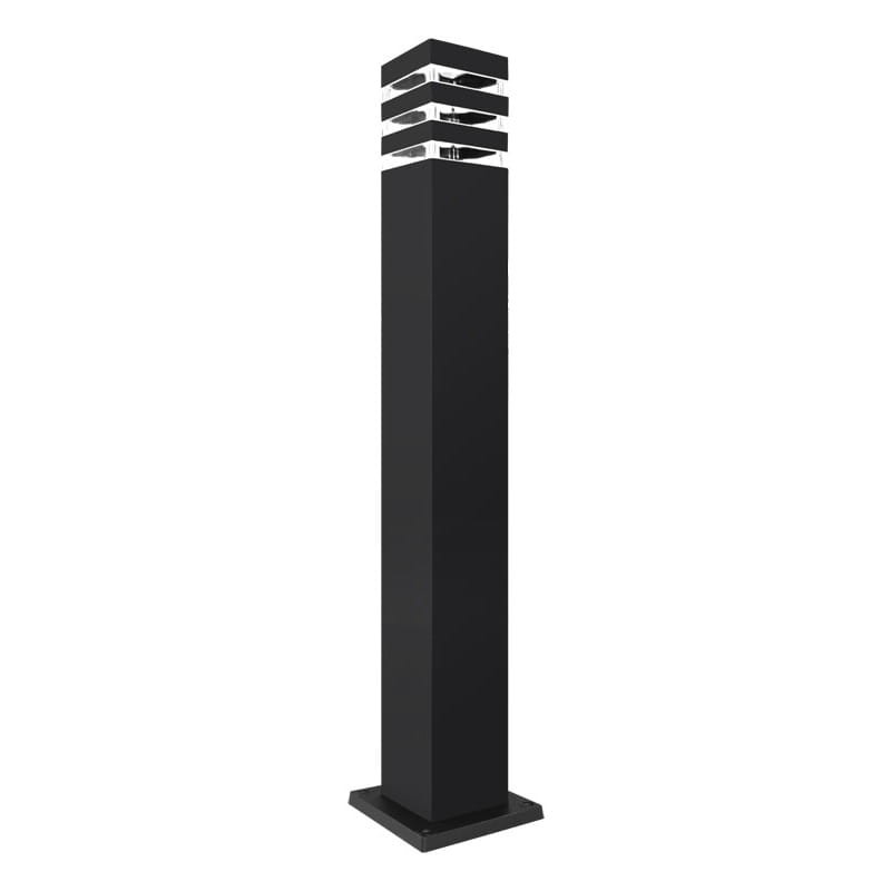 Słupek, lampa ogrodowa E27 80cm Malibu czarna