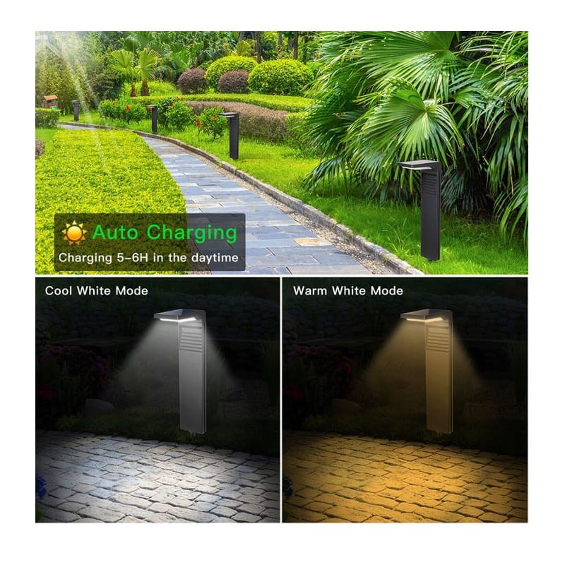 Lampa ogrodowa solarna wbijana słupek