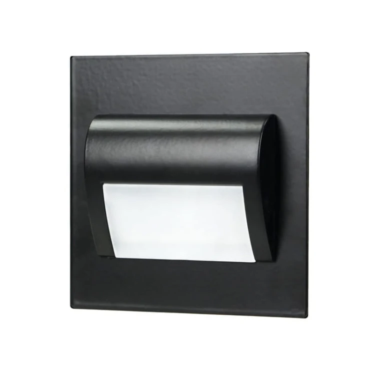 Oprawa schodowa LED 1,5W 12V DRACO biała ciepła - czarna