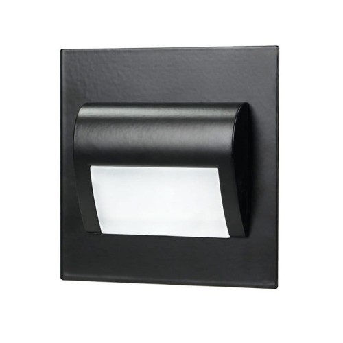 Oprawa schodowa LED 1,5W 12V DRACO biała zimna - czarna
