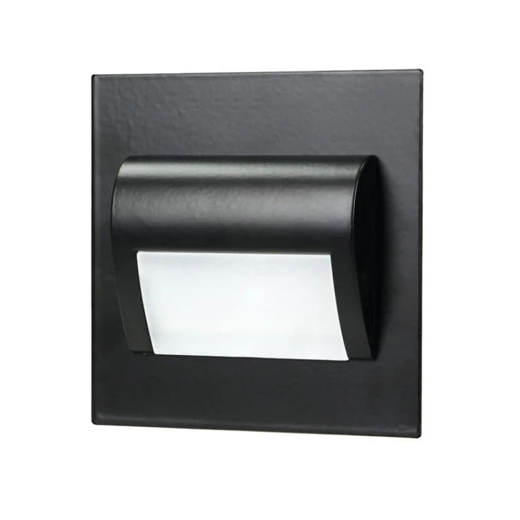 Oprawa schodowa LED 1,5W 12V DRACO biała zimna - czarna