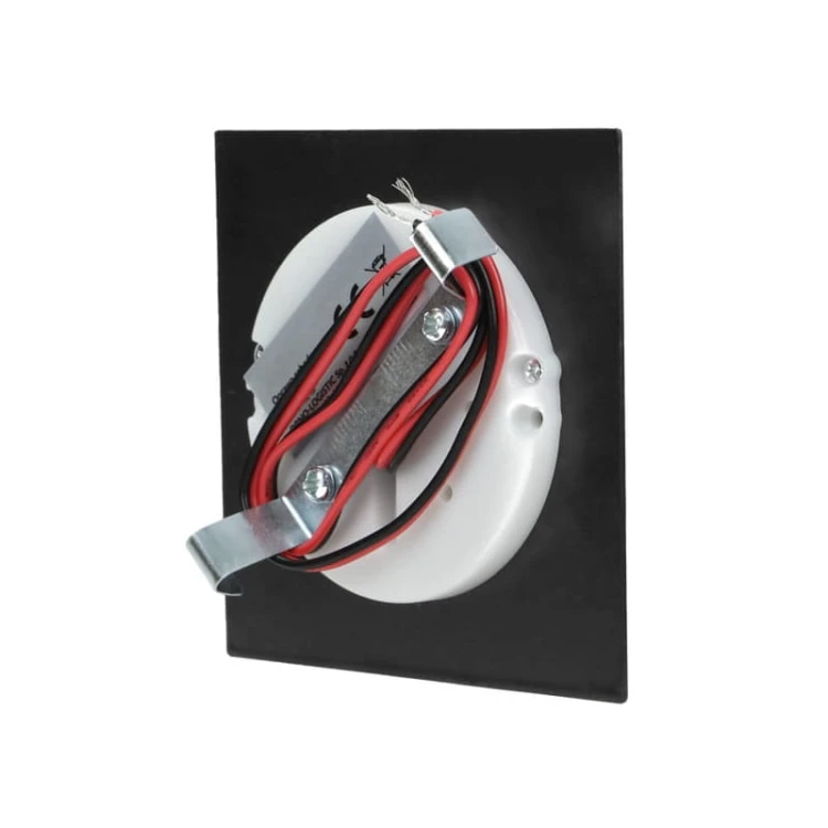 Oprawa schodowa LED 1,5W 12V DRACO biała zimna - czarna z przewodem