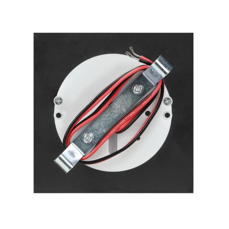 Oprawa schodowa LED 1,5W 12V DRACO biała zimna - czarna podłączenie
