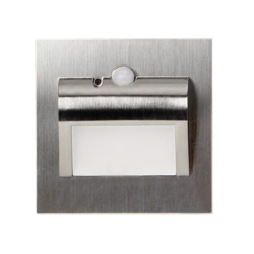 Oprawa schodowa LED 1,5W 12V DRACO satyna z czujnikiem
