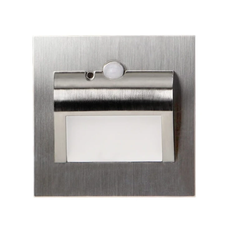 Oprawa schodowa LED 1,5W 12V DRACO satyna z czujnikiem