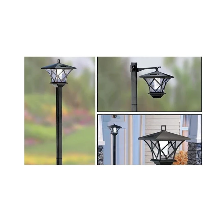 Lampa ogrodowa LED solarna wbijana 138cm zimna