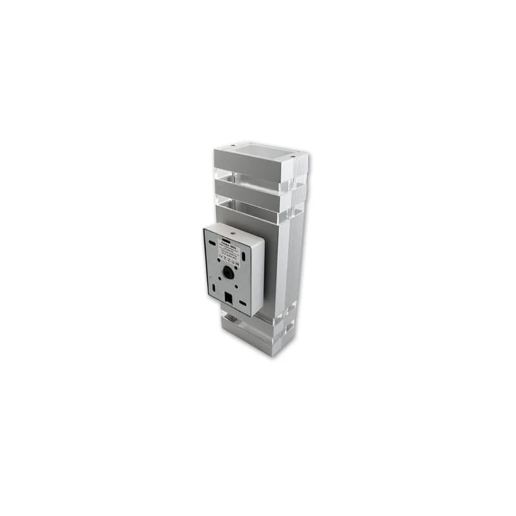 Lampa ogrodowa architektoniczna INEZ 2xGU10 IP54 - szara montaż