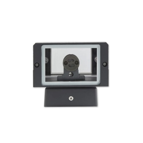 Lampa ogrodowa architektoniczna INEZ 2xGU10 IP54 - antracyt montaż żarówki