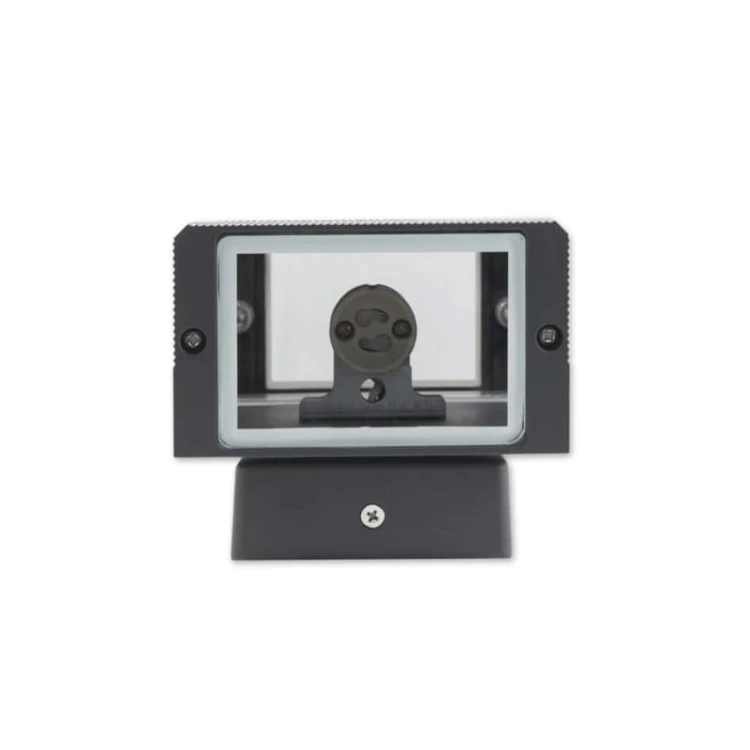 Lampa ogrodowa architektoniczna INEZ 2xGU10 IP54 - antracyt montaż żarówki