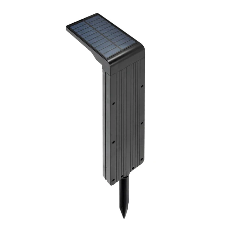 Lampa ogrodowa solarna wbijana słupek 0,2W 58,5cm biała zimna