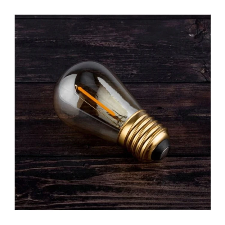 Żarówka LED E27 1,3W ST14 Filament biała ciepła - 4-pak zdjęcie poglądowe