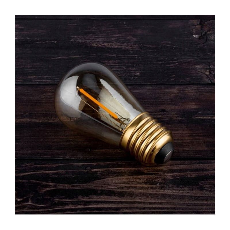 Żarówka LED E27 1,3W ST14 Filament biała ciepła - 4-pak zdjęcie poglądowe