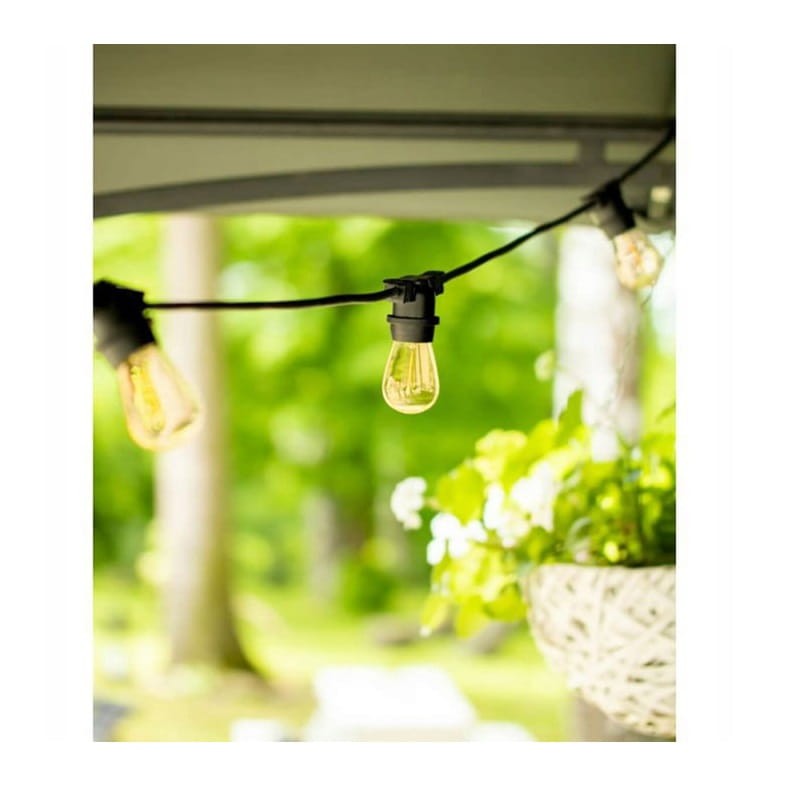 Żarówka LED E27 1,3W ST14 Filament biała ciepła - 4-pak do ogrodu