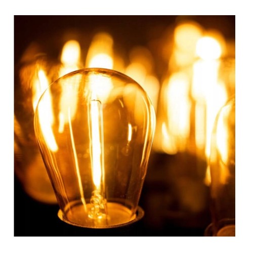 Żarówka LED E27 1,3W ST14 Filament biała ciepła