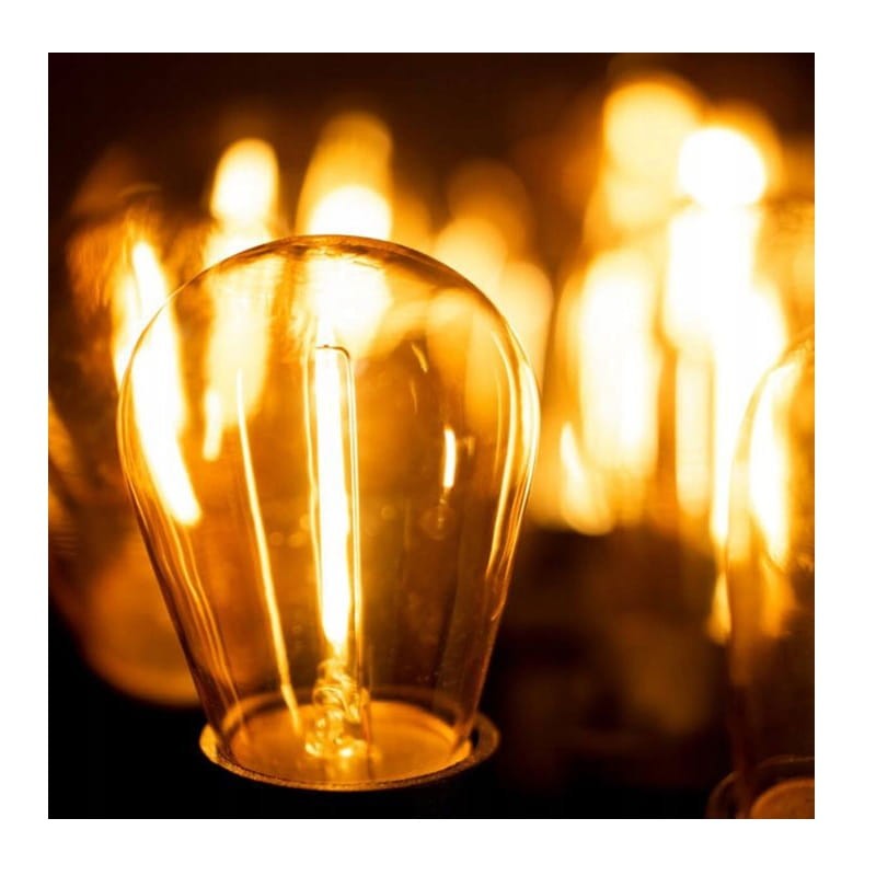 Żarówka LED E27 1,3W ST14 Filament biała ciepła
