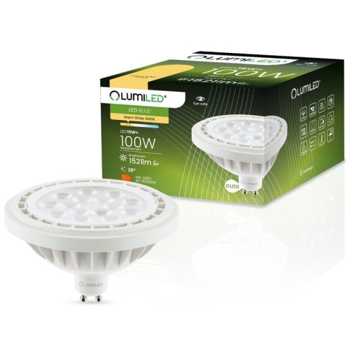 Żarówka LED GU10 ES111 15W biała ciepła 38° biała