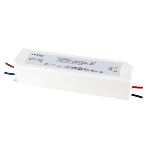 Zasilacz LEDline PRIME 100-12 IP67 12V 100W hermetyczny PRO