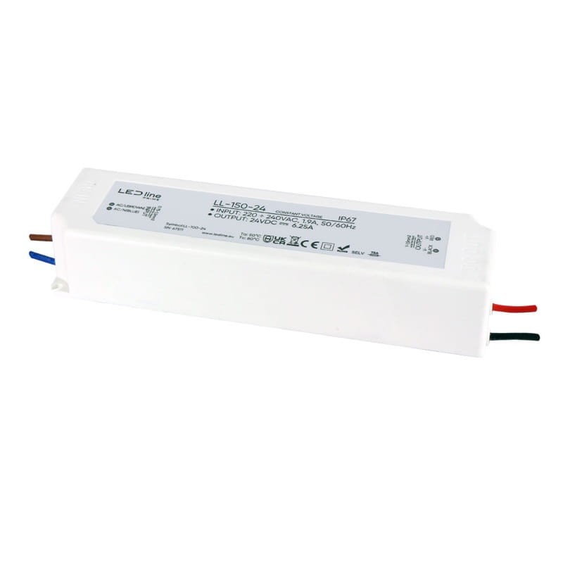 Zasilacz LEDline PRIME 150-24 IP67 24V 150W hermetyczny PRO