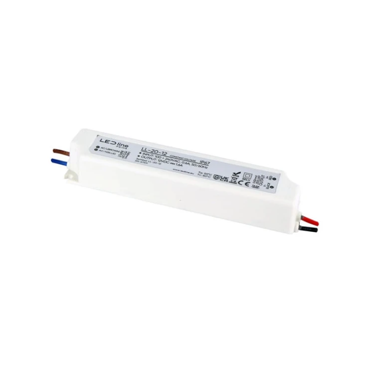 Zasilacz LEDline PRIME 20-12 IP67 12V 20W hermetyczny PRO