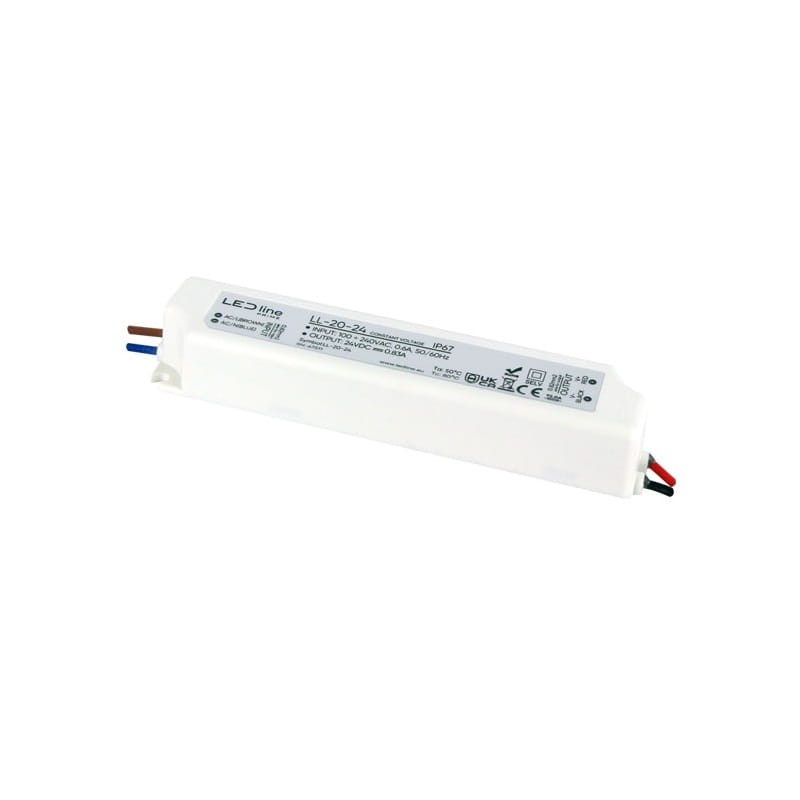 Zasilacz LEDline PRIME 20-24 IP67 24V 20W hermetyczny PRO