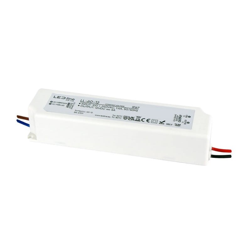 Zasilacz LEDline PRIME 60-12 IP67 12V 60W hermetyczny PRO